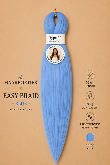 Easy braid licht blauw