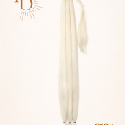XL Premium Vlechtstaart Blond 80cm – Braid Ponytail op Elastiek