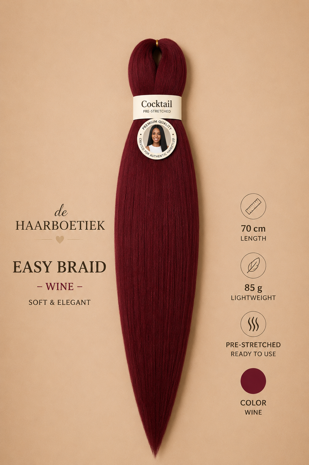 Easy braid wine