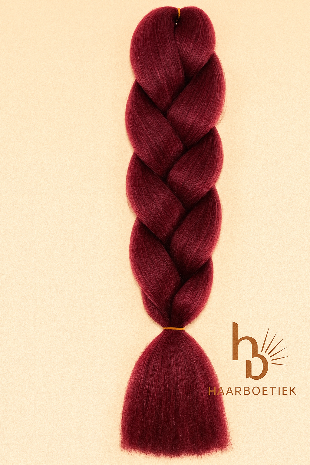 Invlecht Haar Bordeaux 60cm - De HaarBoetiek