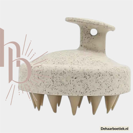 Scalp massage borstel naturel - De haarboetiek alles voor gezond haar