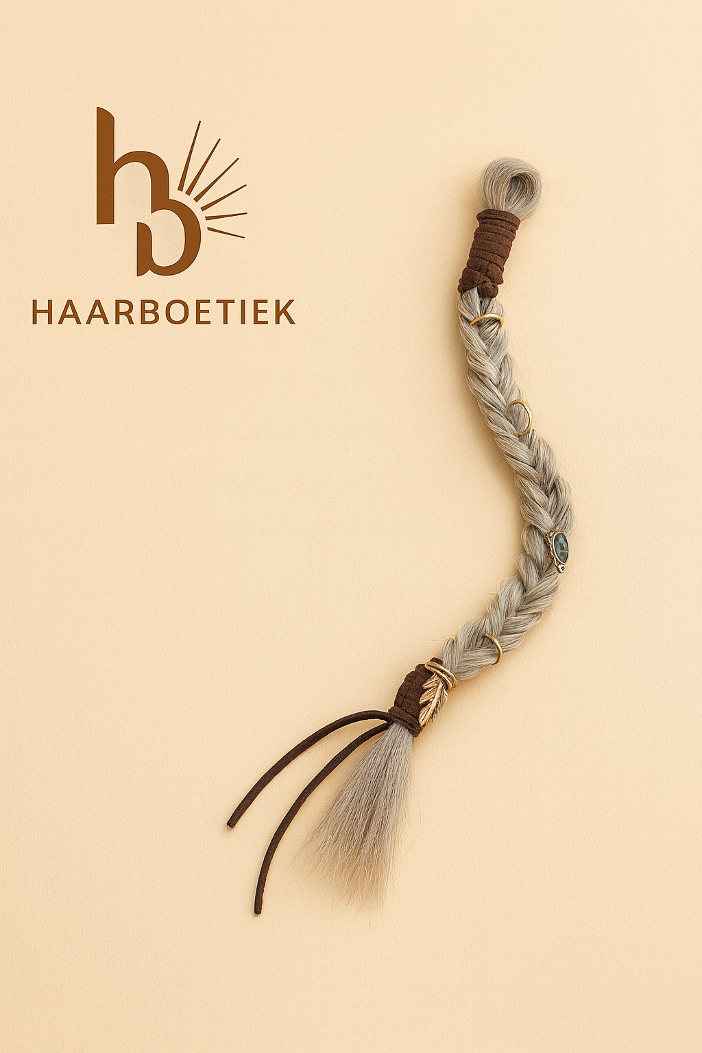 Cli in braid blond - bruin - goud