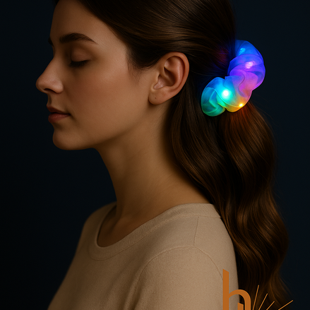 LED light srunchie