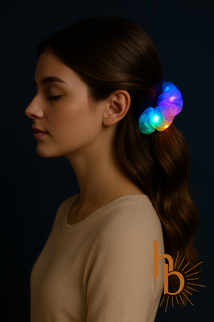 LED light srunchie