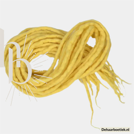 Dreadlocks geel 50 CM | De haarboetiek groot in dreads