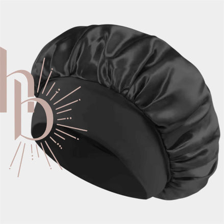Satijnen muts zwart | De haarboetiek, alles voor gezond haar