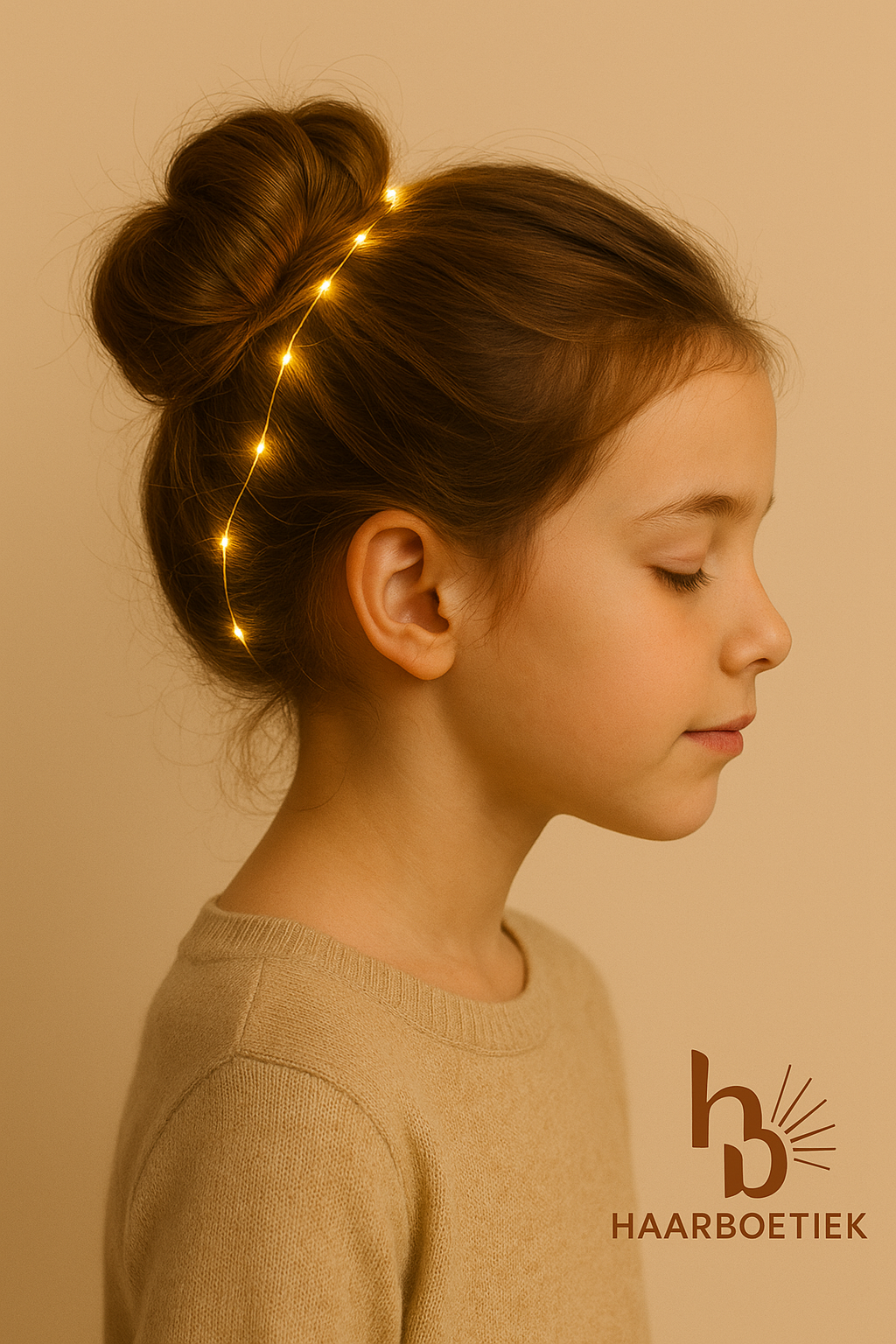 Haar lichtjes goud - Flexibele led haar lichtjes