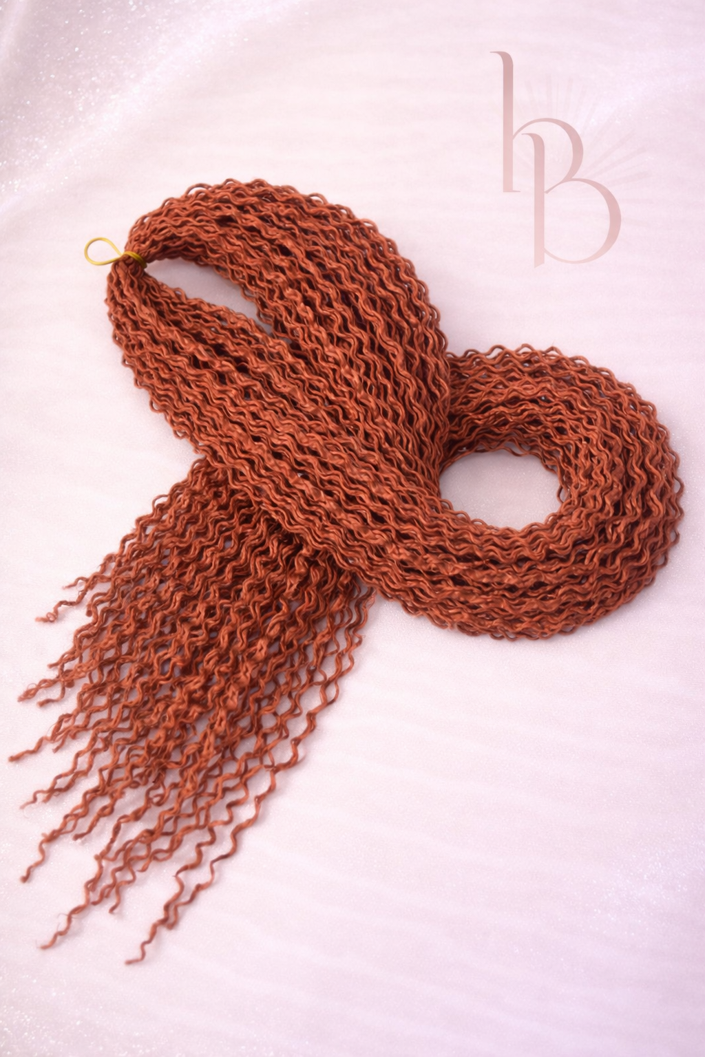 Premium invlecht haar wave copper - De HaarBoetiek