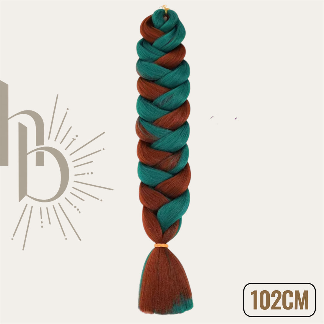 invlecht haar ultra long mix bordeaux teal - De haarboetiek