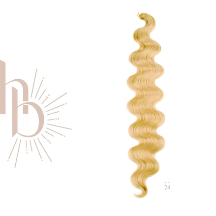 Vlechthaar natuurlijke slag blond - De HaarBoetiek