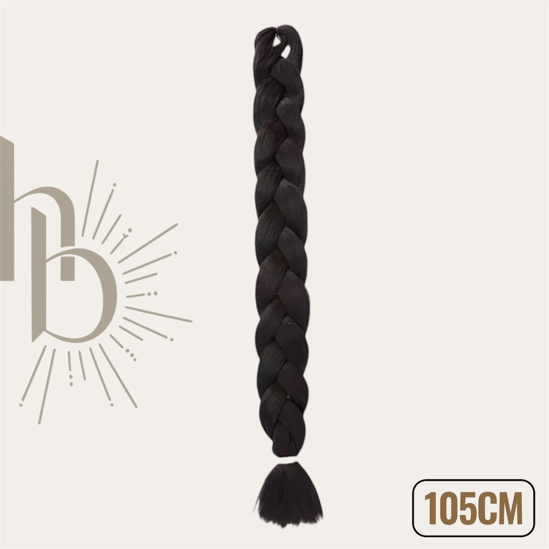 Invlecht haar kastanje bruin - 105 - De haarboetiek alles voor uw braids