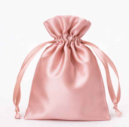 Silk Srunchies bewaarzakje rosé goud