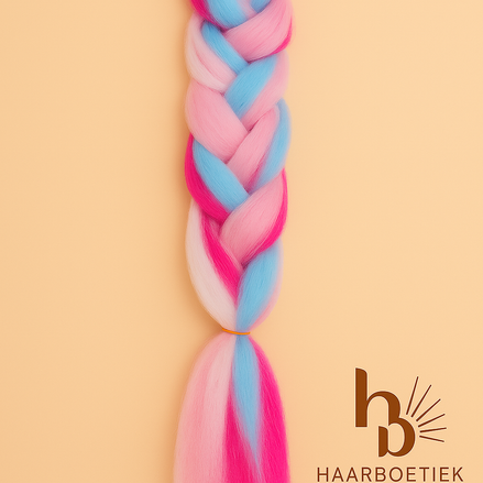 Invlecht haar mix unicorn - De HaarBoetiek
