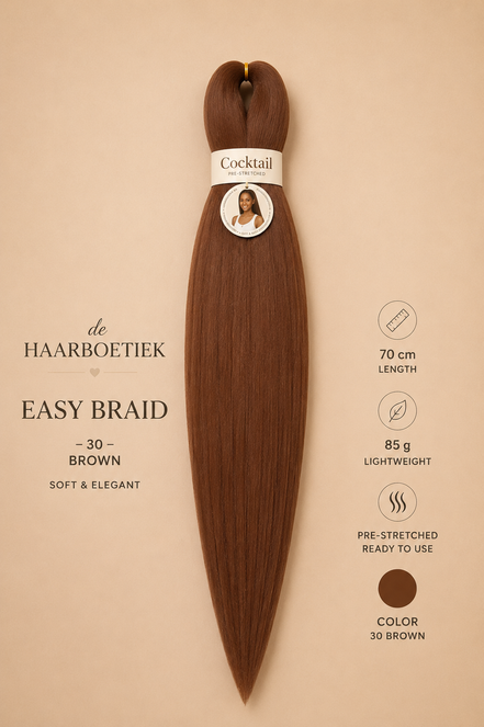 Easy braid bruin 30