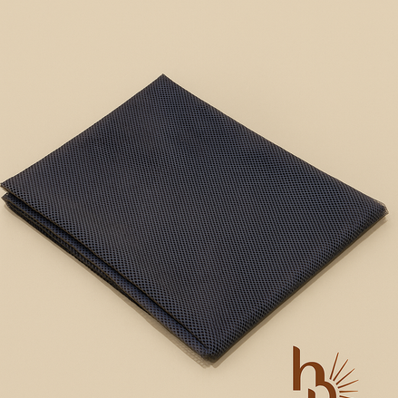 Mesh 1 yard zwart - grijs