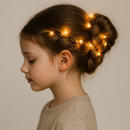 Haar lichtjes goud - Flexibele led haar lichtjes