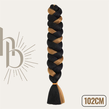Invlecht haar ultra long mix zwart-blond - De HaarBoetiek