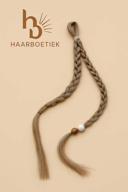Clip in braid blond dubbel | De haarboetiek