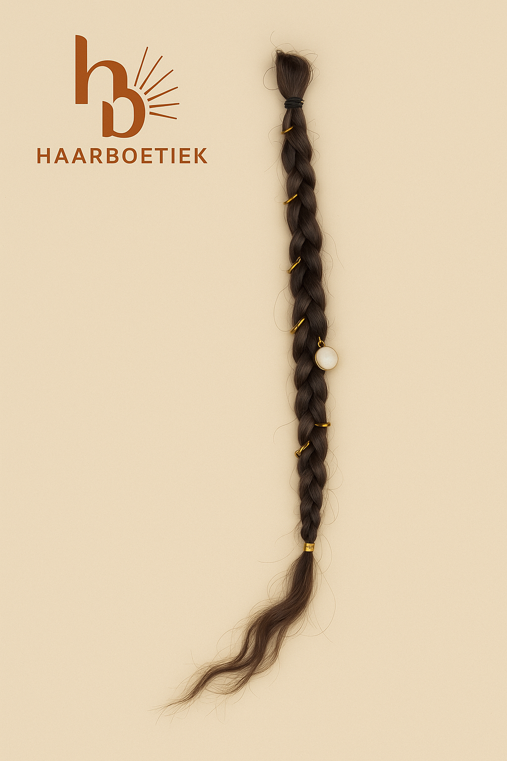 Clip in braid bruin - kraal