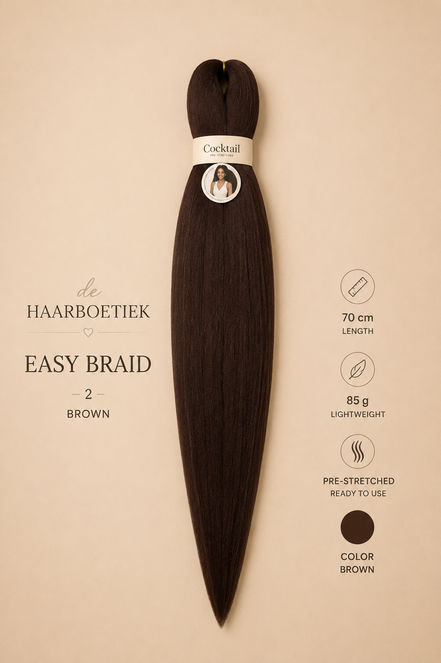 Easy braid bruin