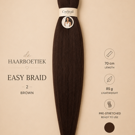 Easy braid bruin