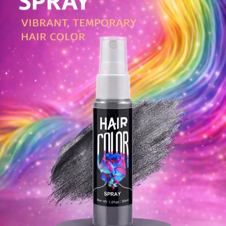 Haar spray grijs voor tijdelijke grijze haarkleur Halloween en carnaval - De HaarBoetiek
