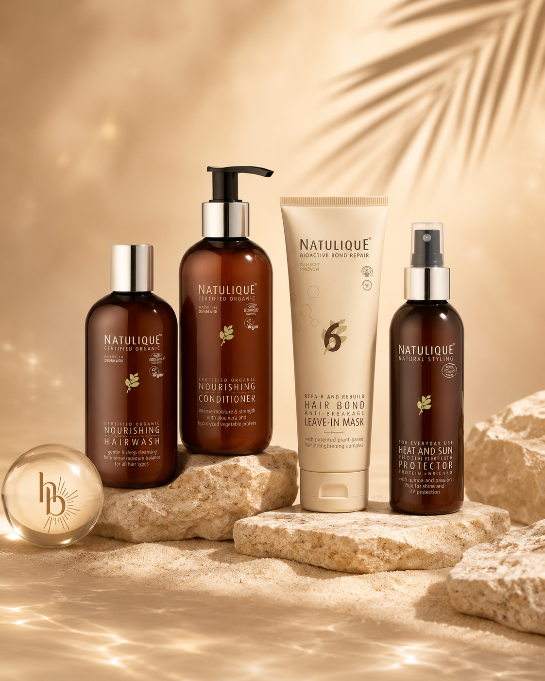Bond Repair Summer Kit | Nourishing Hairwash, Conditioner, Bond Mask & Heat and Sun Protector