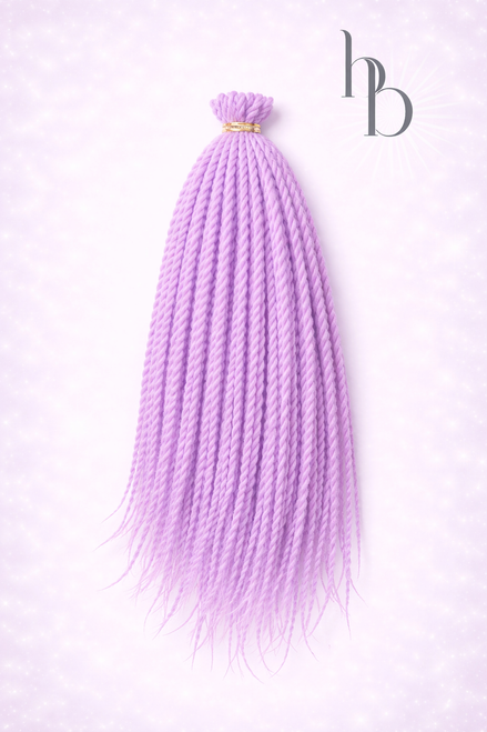 Premium dreadlocks set twist - Lila - De haarboetiek