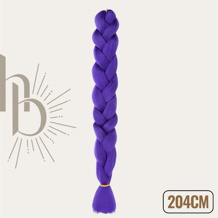 Invlecht haar extreme paars-blauw 204cm - De HaarBoetiek