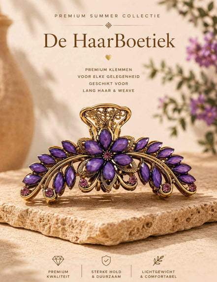 Summer strass haar clip