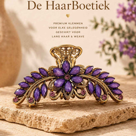 Summer strass haar clip glitter haaraccessoire voor haar en weave - De HaarBoetiek