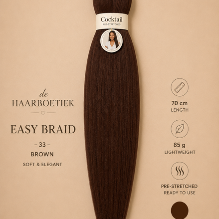 Easy braid bruin 33