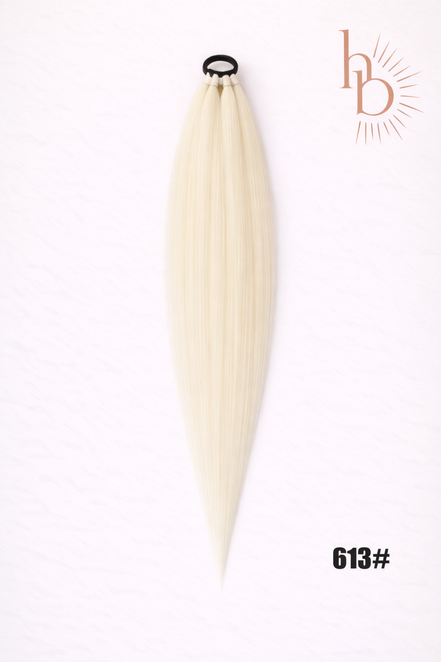 Sleek Premium Ponytail blond | 65 CM | De haarboetiek