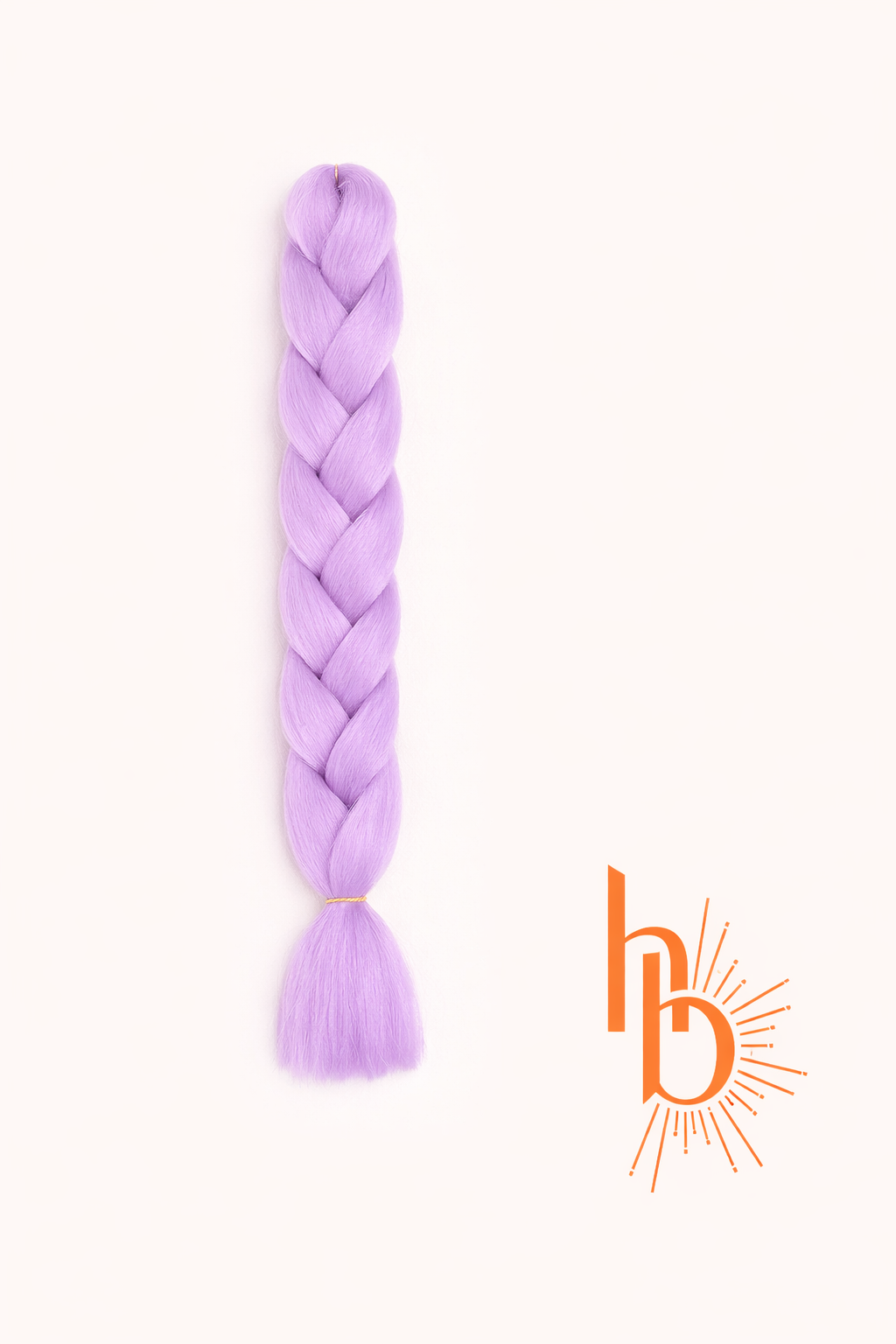 Premium invlecht haar lila glow in de dark | De haarboetiek