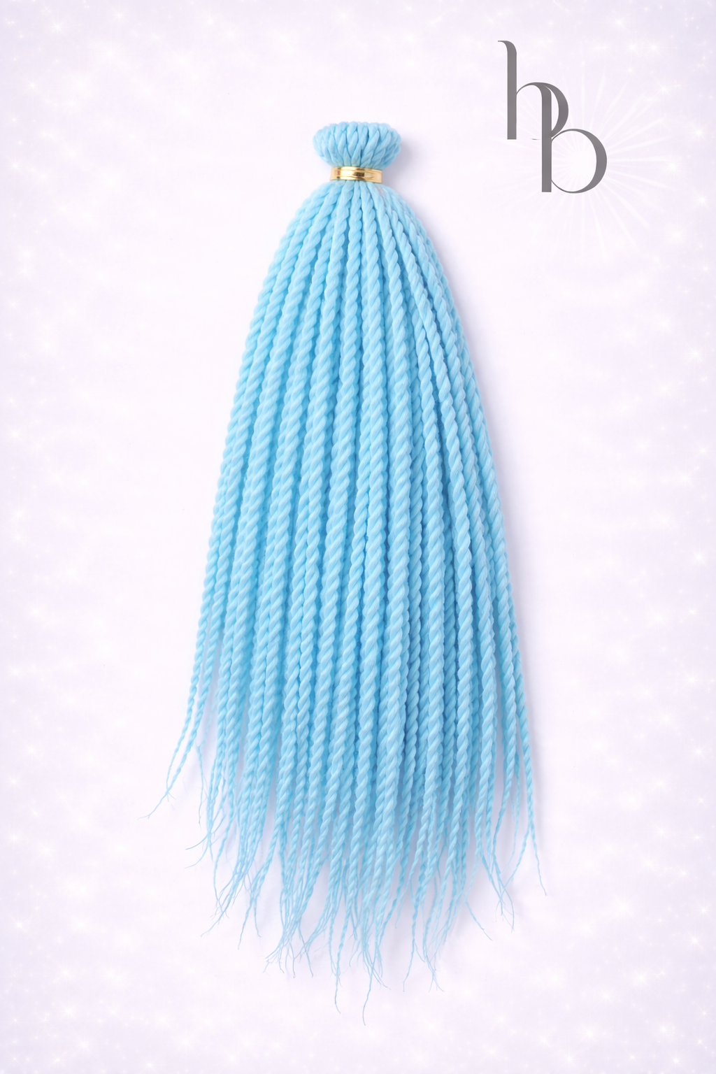 Premium Dreadlocks twist licht blauw - De haarboetiek