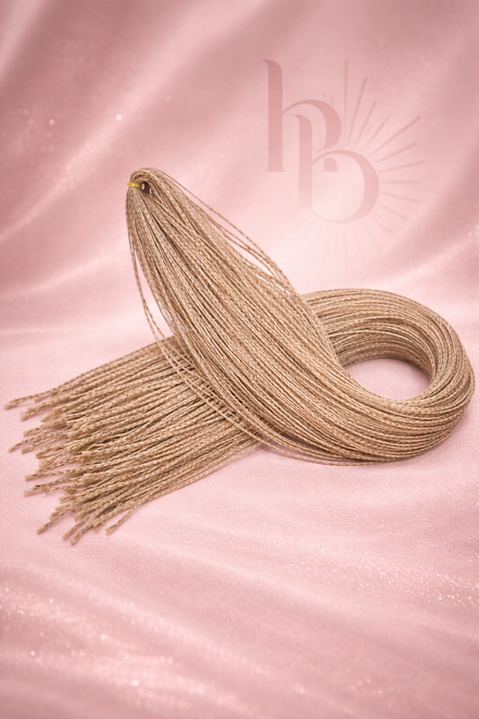 Premium braid invlecht haar donker blond - De haarboetiek