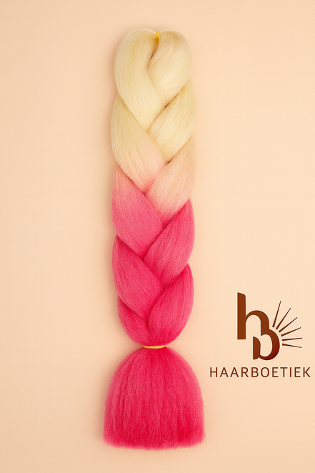 invlecht haar roze - blond | De haarboetiek