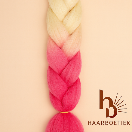 Invlecht haar roze-blond - De HaarBoetiek