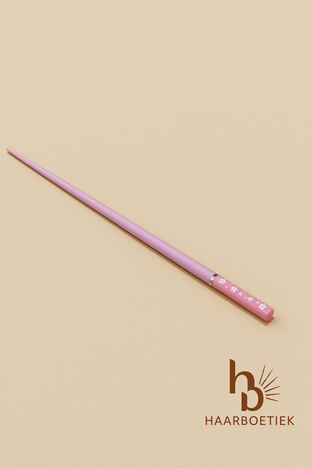 Haar afdek stokje roze