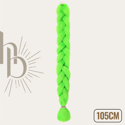 Invlecht haar fel groen 105cm - De HaarBoetiek