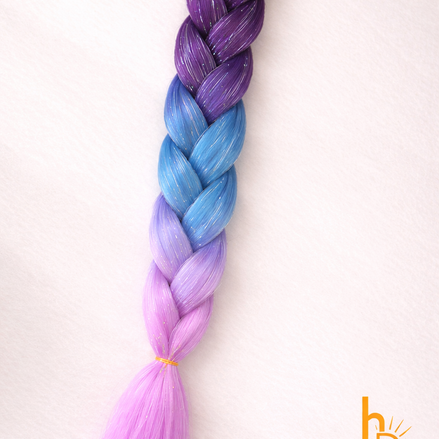 Premium shine invlecht haar mermaid - De HaarBoetiek