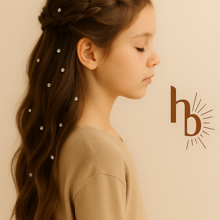 Haar diamantjes zilver glitter accessoires voor braids en invlechthaar - De HaarBoetiek