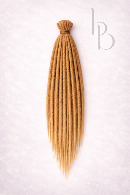 Premium dreadlock set donker blond - De haarboetiek