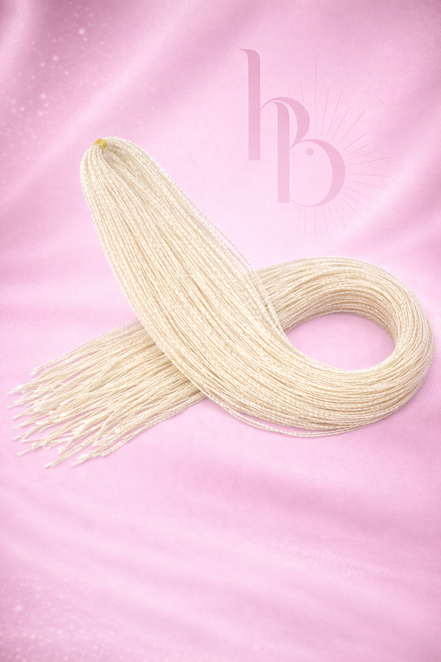 Premium braid wit invlecht haar - De haarboetiek