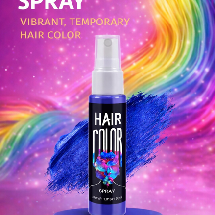 Haar spray fel blauw voor tijdelijke blauwe haarkleur festivals en feestlooks - De HaarBoetiek