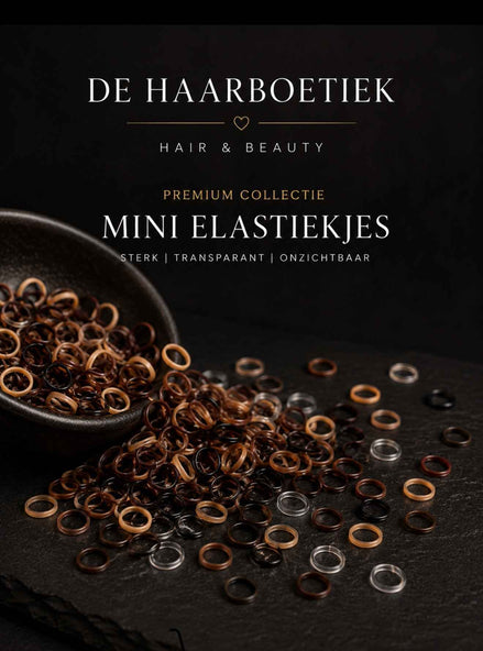 Mini elastiekjes bruin