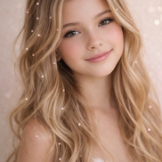 Haar diamantjes licht roze glitter accessoires voor braids - De HaarBoetiek