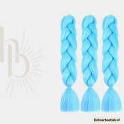 Licht blauw invlechthaar bundel deal