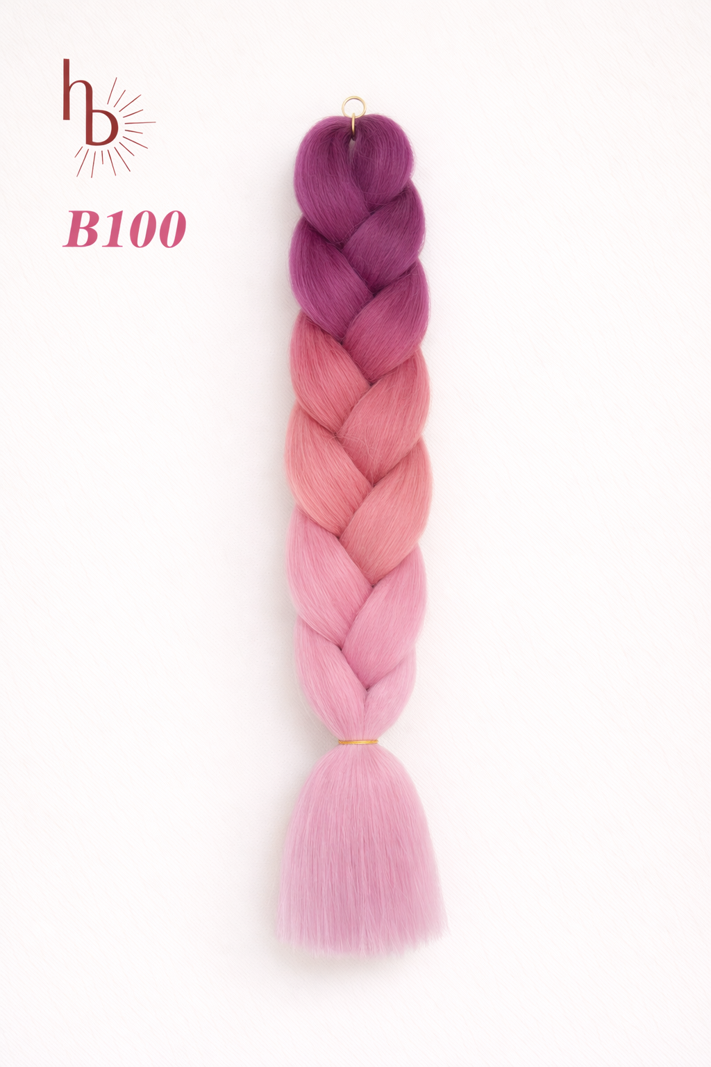 Premium invlecht haar donker roze - roze | De haarboetiek