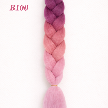 Premium invlecht haar donker roze-roze - De HaarBoetiek